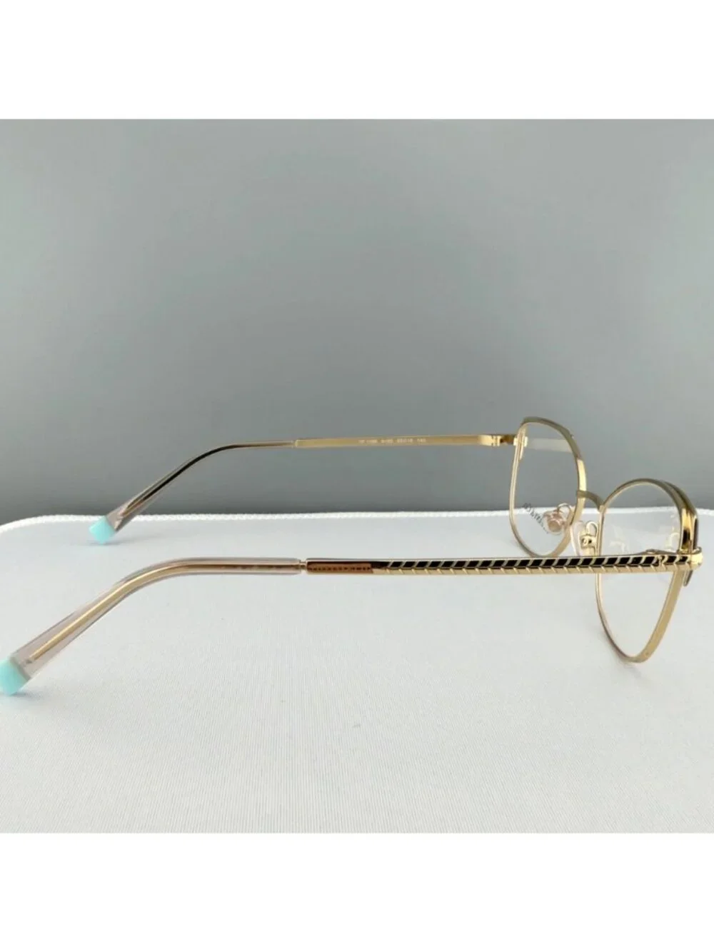 Tiffany & Co. Eyeglasses Frames TF 1136 6133 Gold Grey 53-16-140